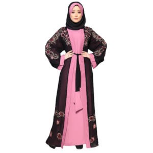 Abaya pour Femme Musulmane - Avec lachet - Modèle code 249