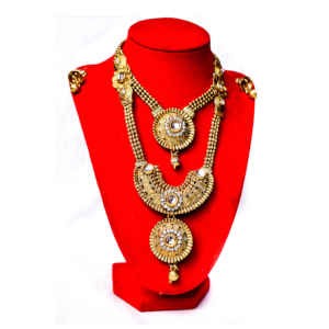 Collier sautoir - 2 grammes d'or - Boucle d'oreille - modèle 1