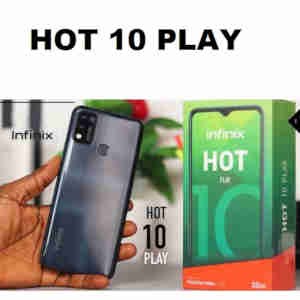 Infinix HOT 10 Play - Android de capacité 4 Go de RAM et 64 Go de MÉMOIRE interne.