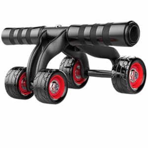 Roue motorisée abdominale - Equipement d'entrainement à 4 roues - Equipement de fitness à domicile