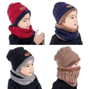 Bonnet et écharpe - deux pièces pour enfants