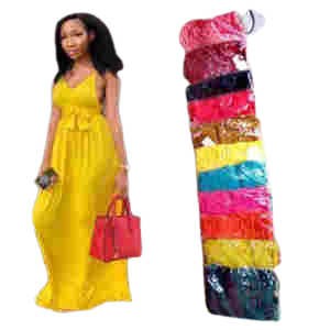 Longue robe sexy - Bretelle mince