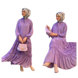 Robe hidjab - manches longues