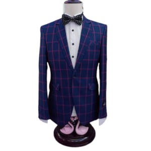 Veste carrelée pour homme