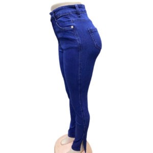 Jean slim à taille haute - Pantalon pour femme