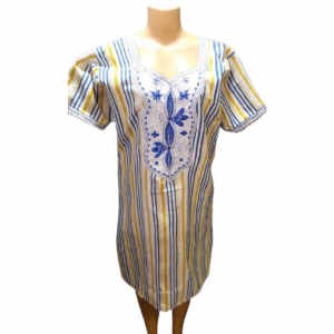 Robe Evasée 3/4 - Faso Dan Fani - Manches Courtes - Modèle 2