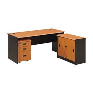 Table de bureau plus retour - 1,6m