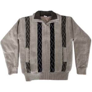 Blouson en maille chenille - manches longues - modèles 2