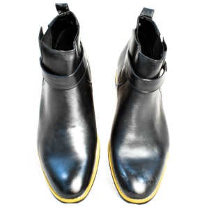 Chaussure Montante - Matière en cuire lisse