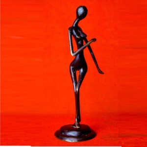 Abstraite Danseuse - en bronze - 20 cm