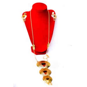 Collier sautoir - 2 grammes d'or - Boucle d'oreille - modèle 2