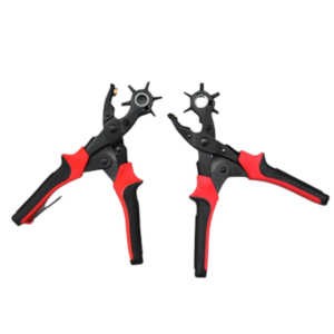 Pince à poinçonner rotative -  poinçons multi-taille portable - poinçons avancés pour ceinture