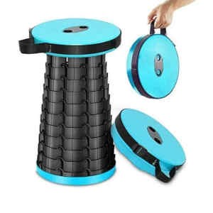 Tabouret pliant rétractable - Portable en plastique