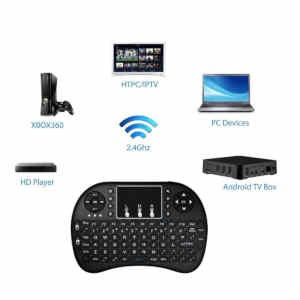 Mini-clavier de poche sans fil, bluetooth, rétroéclairé, avec pavé tactile, pour Smart TV et ordinateur PC, nouveau Design