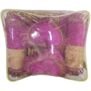 Ensemble drap - Deux draps - Six coussins - Trois places