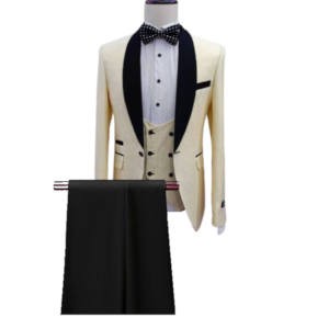 Costume homme 3 pièces slimé - Gilet croisé